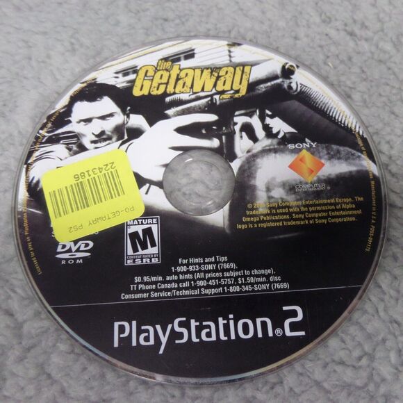 The Getaway for the PlayStation 2 Disc Only - Picture 1 of 2